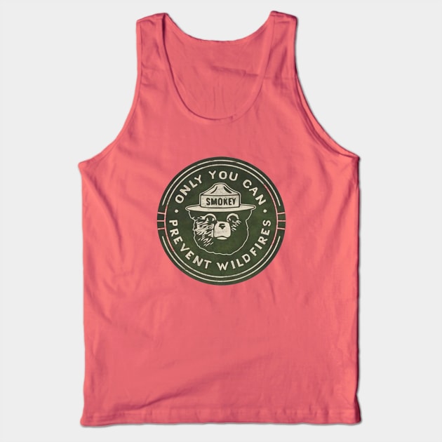 SMOKEY BEAR Tank Top by Cult Classics